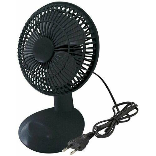 Вентилятор настольный черный 15Вт Вентилятор настольный черный 15Вт 1037₽