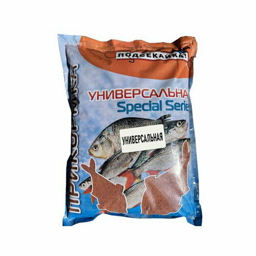 фото Прикормка готовая с мелассой, универсальная, 1 кг подсекайка