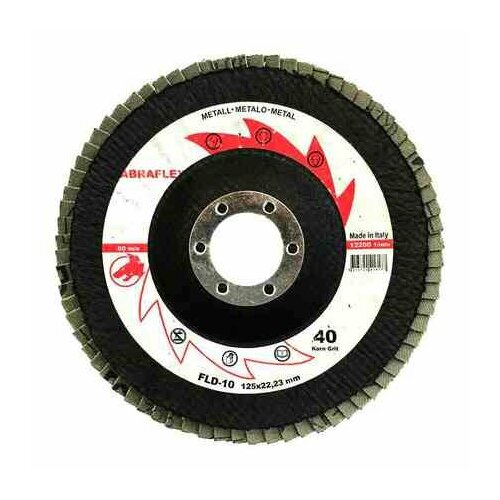 Abraflex УТ0007776 Круг лепестковый торцевой 125х22 FLD-10 P80