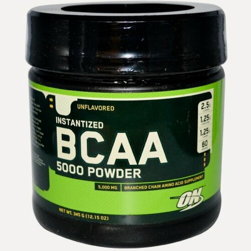 Изображение товара Аминокислоты Optimum Nutrition BCAA 5000 Powder - Unflavored 345г