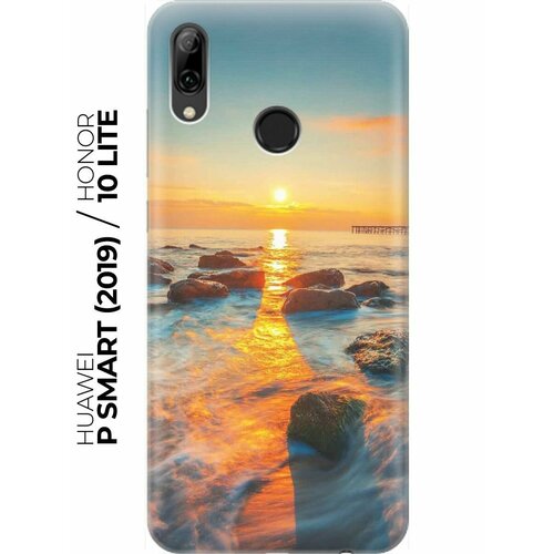 RE: PA Накладка Transparent для Huawei P Smart (2019) / Honor 10 Lite с принтом Закат на побережье re pa накладка transparent для huawei mate 20 lite с принтом закат на побережье