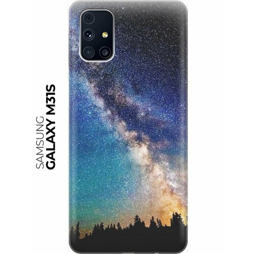 RE: PA Накладка Transparent для Samsung Galaxy M31S с принтом Лес и звезды re pa накладка transparent для samsung galaxy a51 с принтом лес и звезды