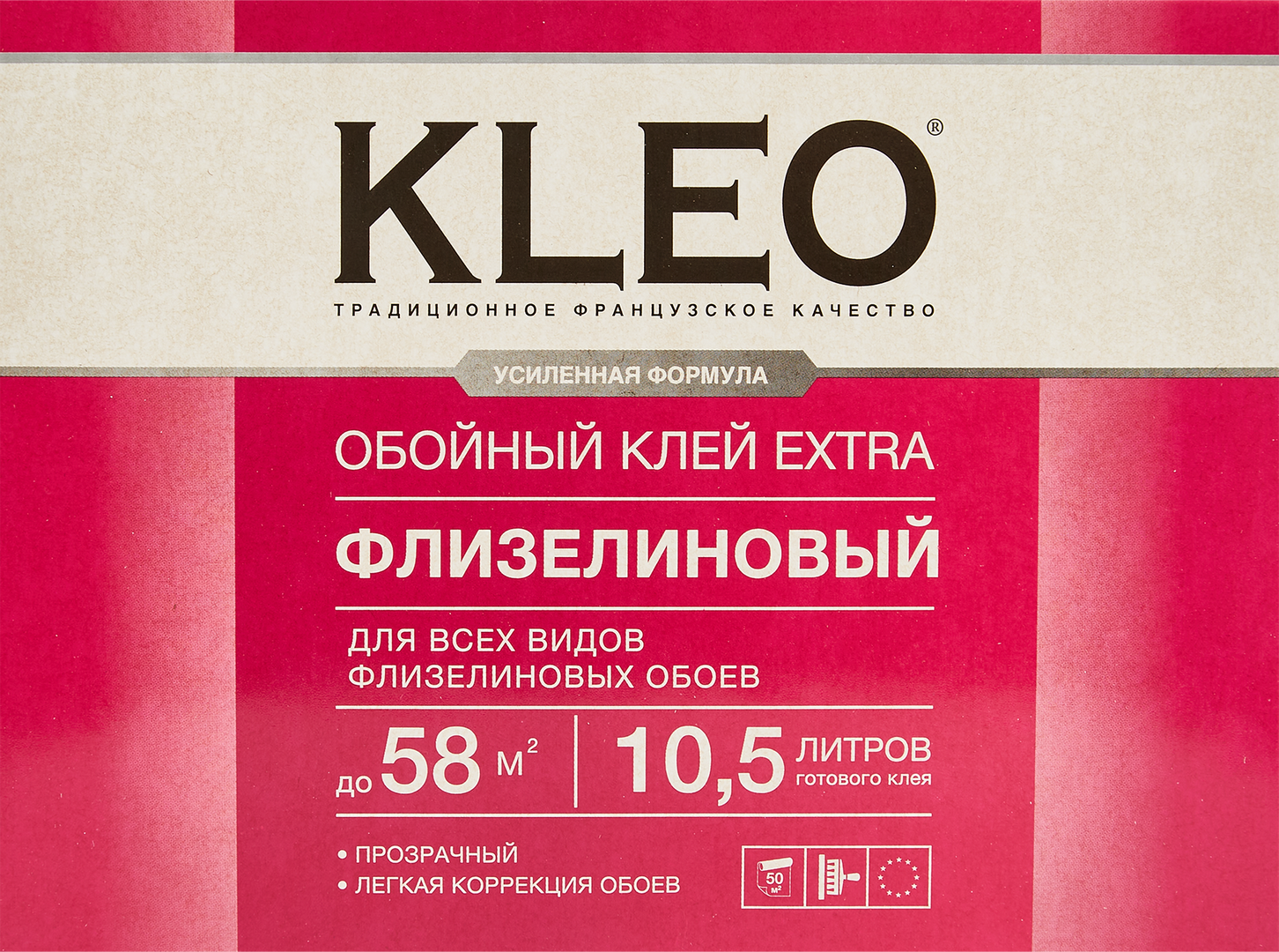 Клей для флизелиновых обоев Kleo 0.4 кг 58 м²