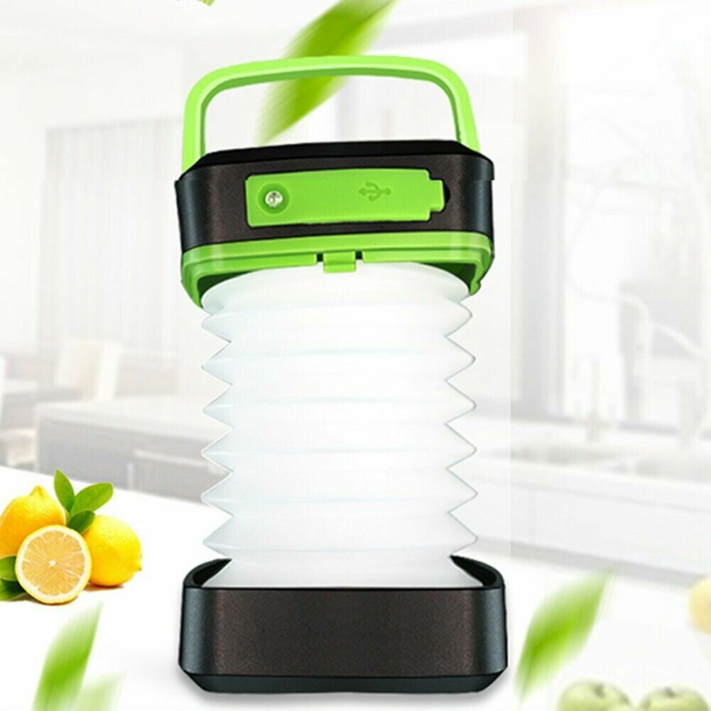 фото Походный фонарь на солнечной батарее, выдвижной светильник для кемпинга, уличный подвесной портативный светильник для палатки с зарядкой от USB