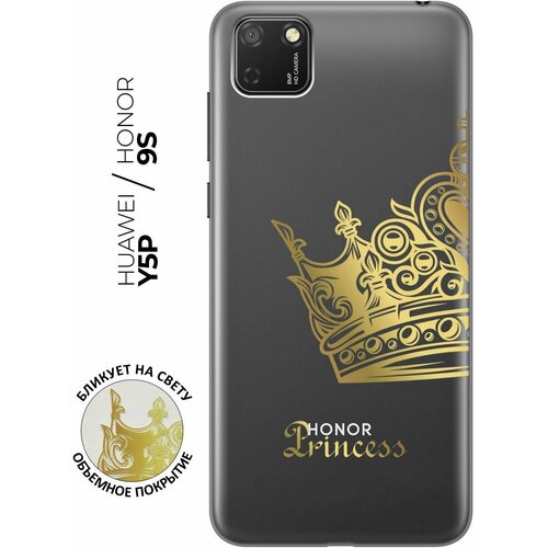 Силиконовый чехол с принтом True Princess для Honor 9S / Huawei Y5P / Хуавей У5Р / Хонор 9с силиконовый чехол на honor 9s huawei y5p хуавей у5р хонор 9с silky touch premium с принтом princes светло розовый