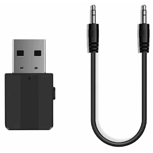 Bluetooth ресивер JBH BT-621 2 в 1 / Bluetooth адаптер с микрофоном для компьютера, для домашней акустики, для автомобиля, для передачи данных