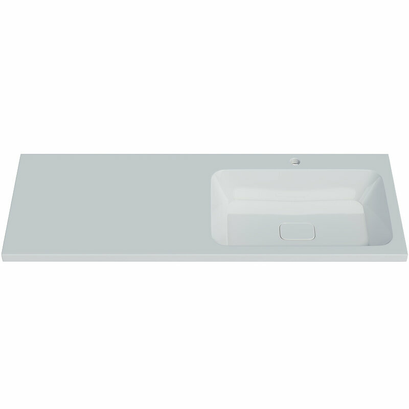 Раковина Madera Kamilla 130 R 4627173210584 с местом под стиральную машину Белая