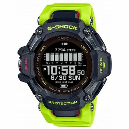 Наручные часы CASIO G-Shock GBD-H2000-1A9, зеленый наручные часы casio часы casio gbd 200 2 синий