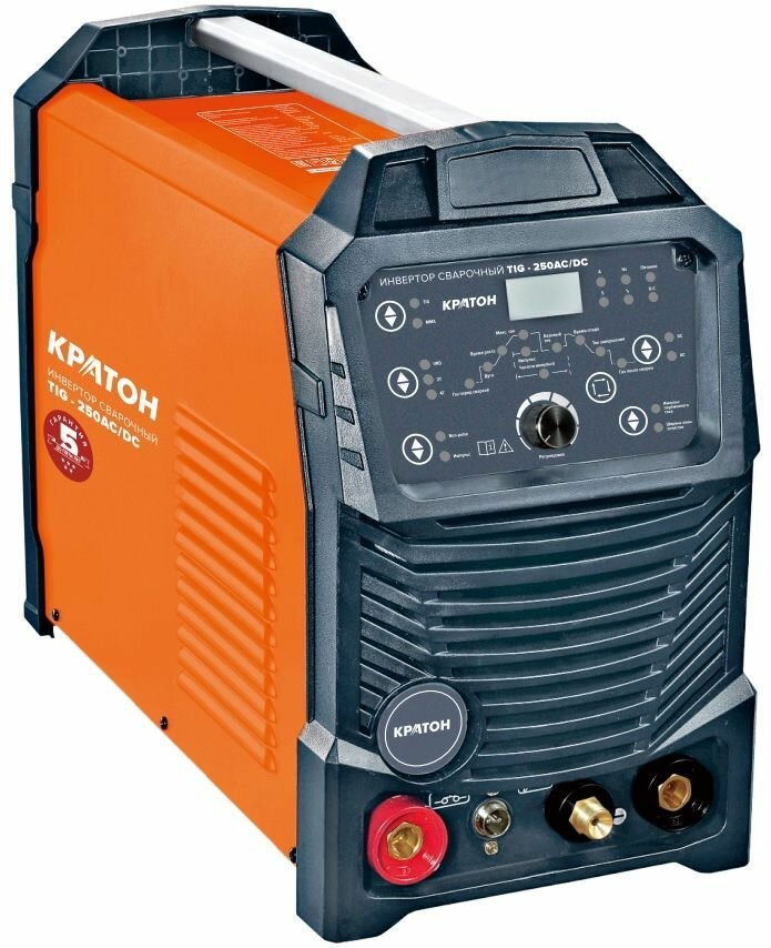 фото Сварочный аппарат инверторный Кратон TIG-250AC/DC, сварка ТИГ на постоянном/переменном ток