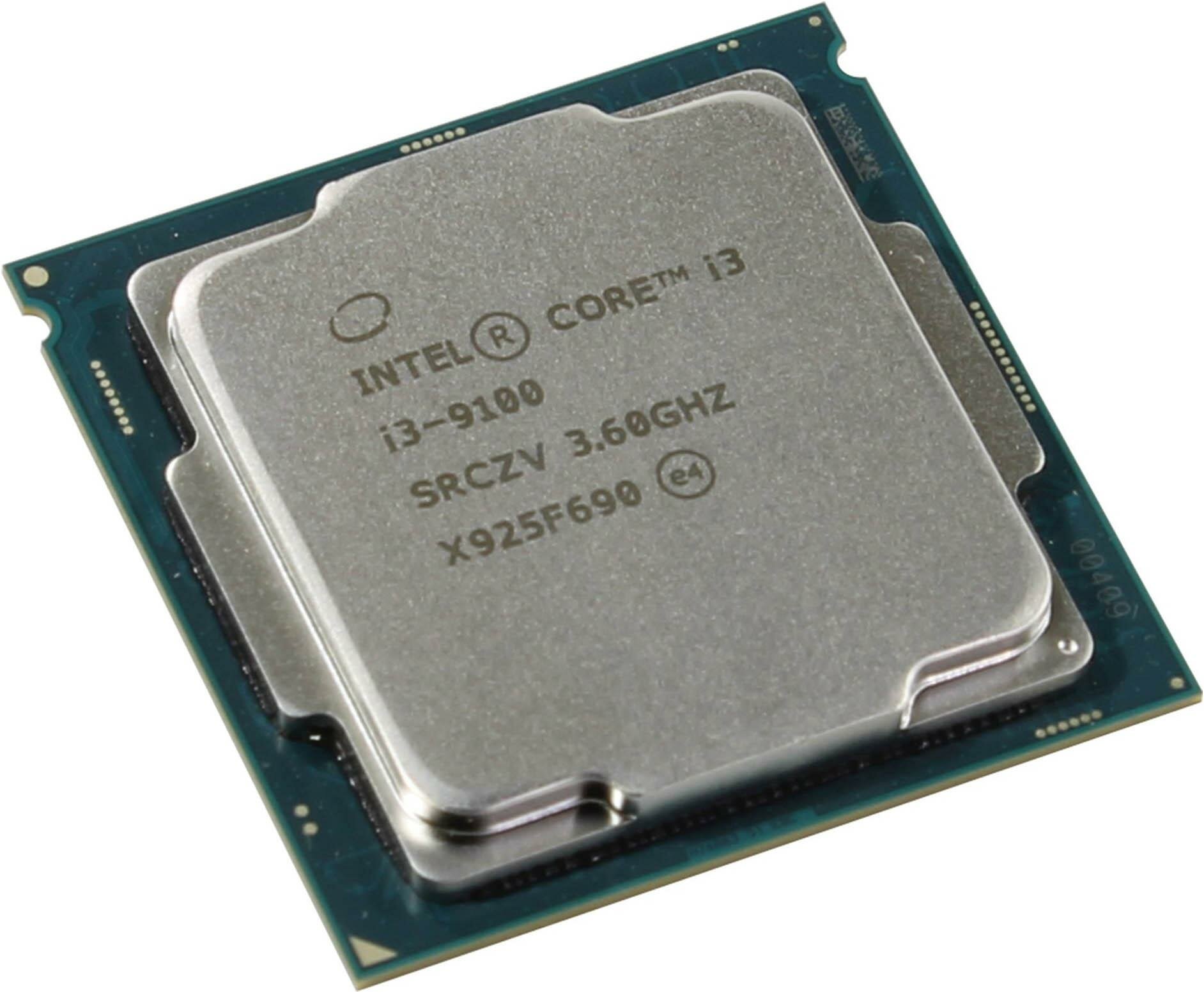 Процессор Intel Core i3-9100 LGA1151 v2 4 x 3600 МГц