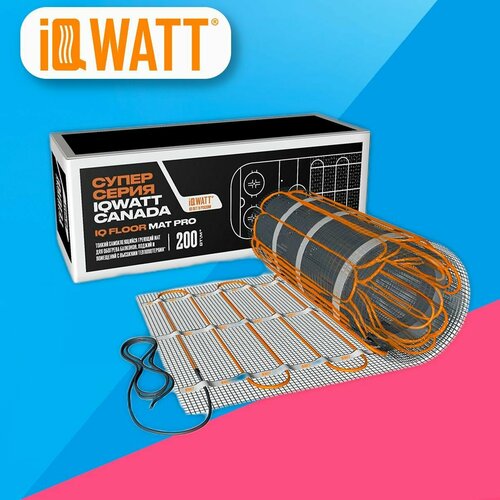 Тонкий самоклеящийся греющий мат IQ FLOOR MAT PRO