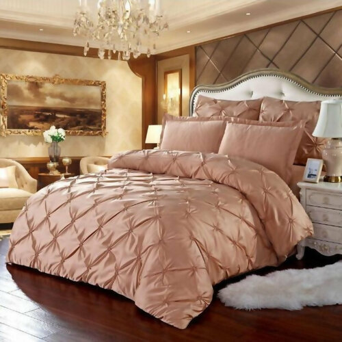 Комплект постельного белья Искусственный шелк Евро