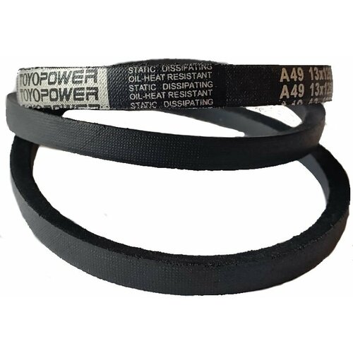 Оригинальный ремень А49 для мотоблоков Нева МБ23 с классическим редуктором