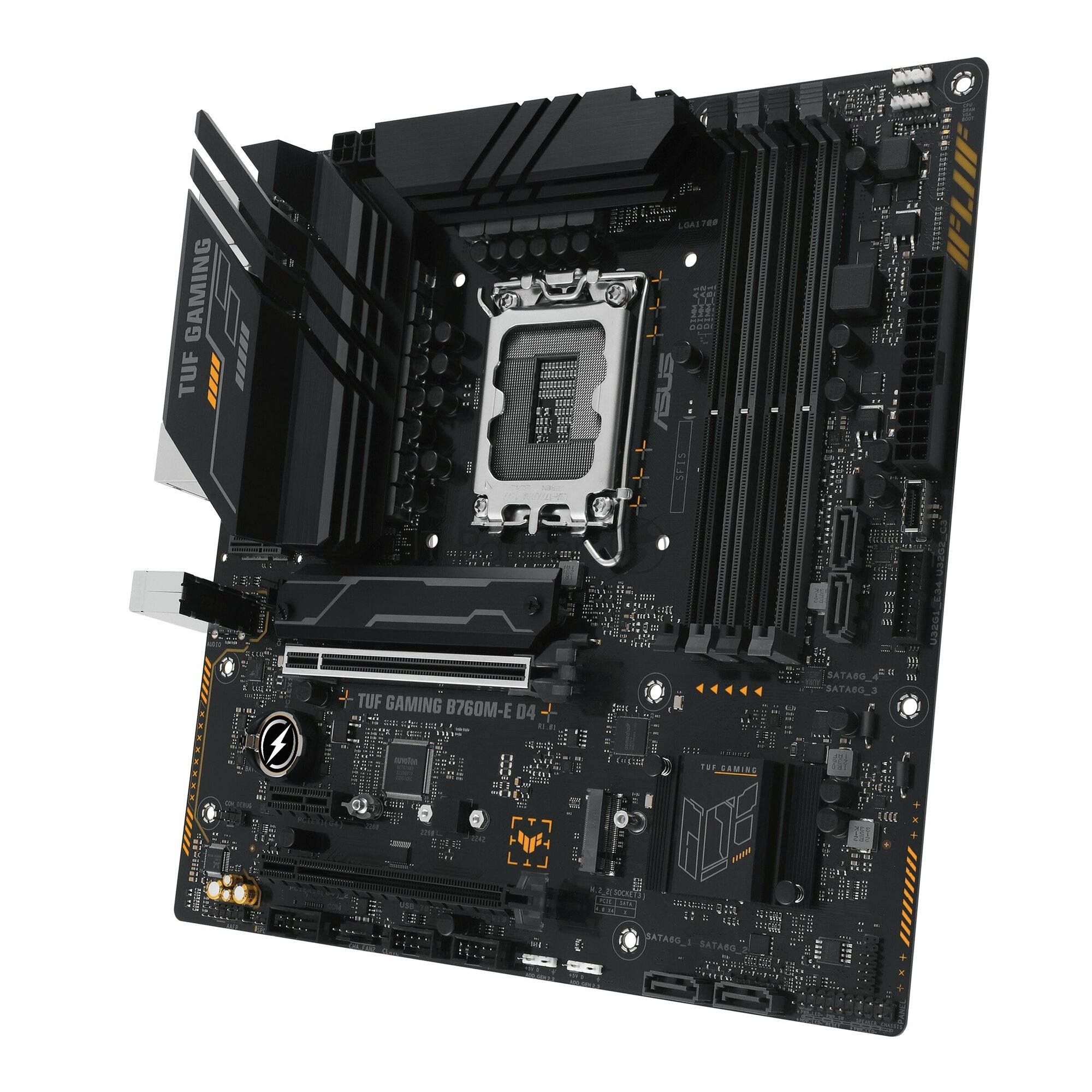 Материнская плата Asus TUF GAMING B760M-E D4, Soc-1700, Intel B760, mATX - фото №16