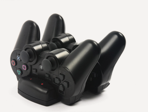 Изображение товара Док-станция для двойной зарядки 2в1 MyPads TA-127270 для контроллера Dualshock 3 PS3/ Move 3 черный