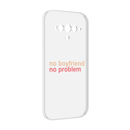 Чехол MyPads нет-парня-нет-проблем для Doogee V30 задняя-панель-накладка-бампер