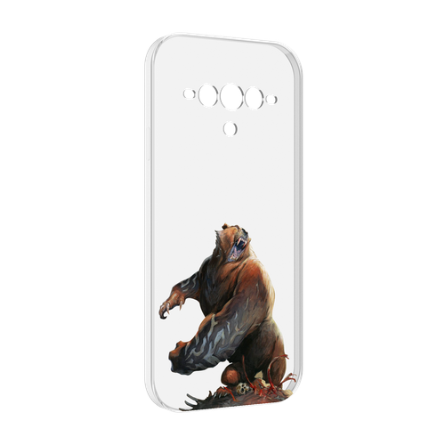 Чехол MyPads Медведь-жестокий для Doogee V30 задняя-панель-накладка-бампер чехол mypads медведь жестокий для doogee v20 задняя панель накладка бампер