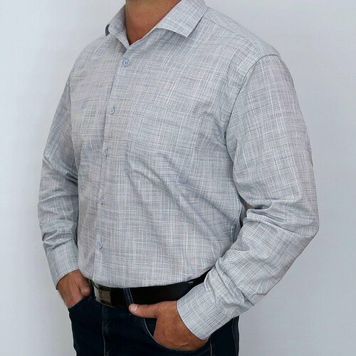 фото Рубашка westhero, размер 4xl, серый