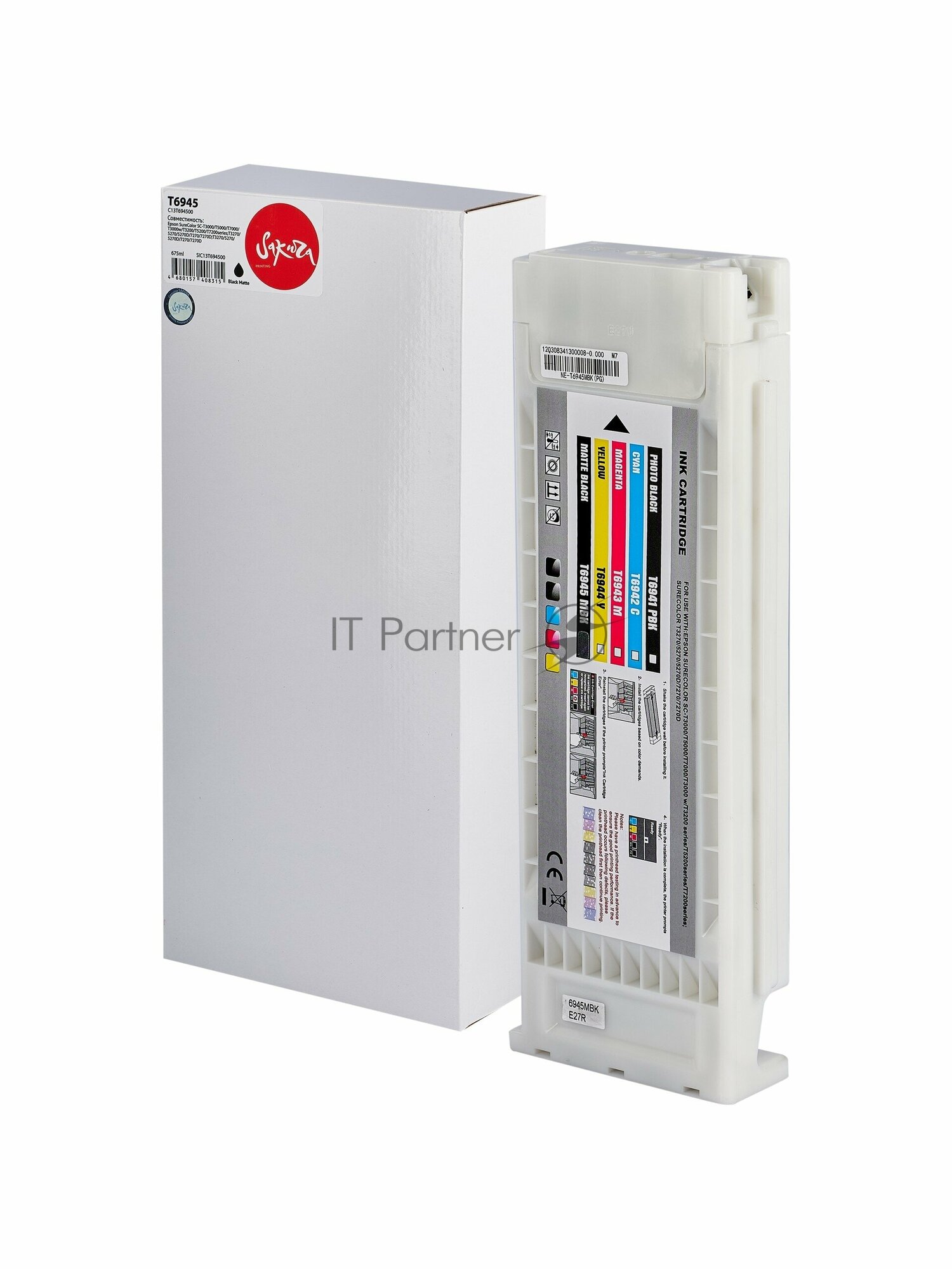 Картридж Epson C13T694200 для SC-T3000/T5000/T7000 UltraChrome XD голубой 700мл - фото №9