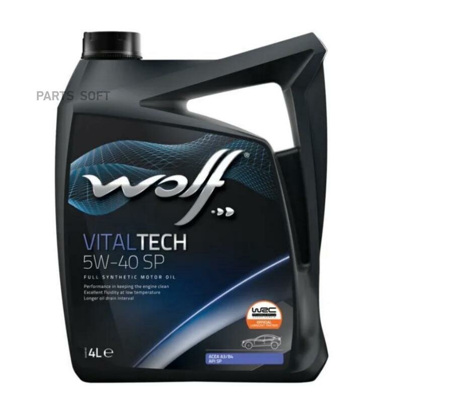 Масло моторное VITALTECH 5W-40 SP 4L WOLF OIL / арт. 1048900 - (1 шт)