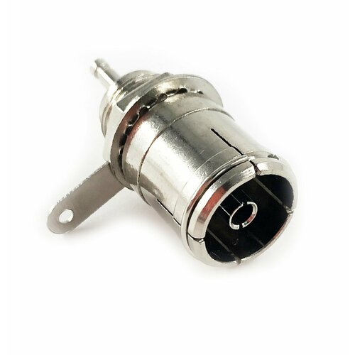 Разъем телевизионный гнездо металл на корпус пайка 1 штука 300₽