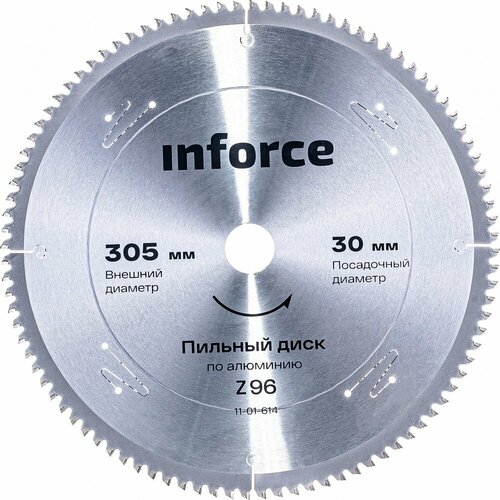 Диск пильный по алюминию (305х30 мм; 96Z) Inforce 11-01-614