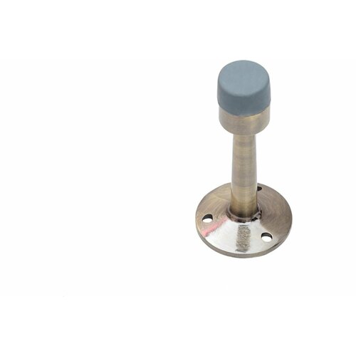 Дверной ограничитель скобяной высокий, бронза 002385