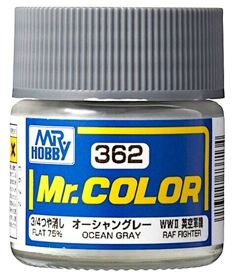 фото MR.HOBBY Mr.Color Ocean Gray BS629 (RAF Fighter), 75% матовый, Краска акриловая, 10мл