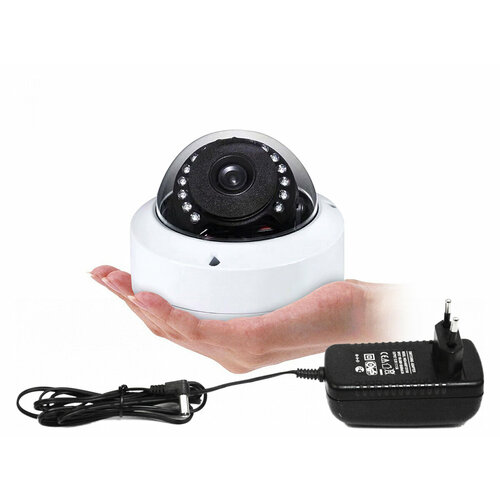 Уличная купольная 5-мегапиксельная Wi-Fi IP камера КДМ 134-AW5-8G Z8813EU 5 Mп Запись на SD карту 128 Гб Угол обзора 100 град 859500₽