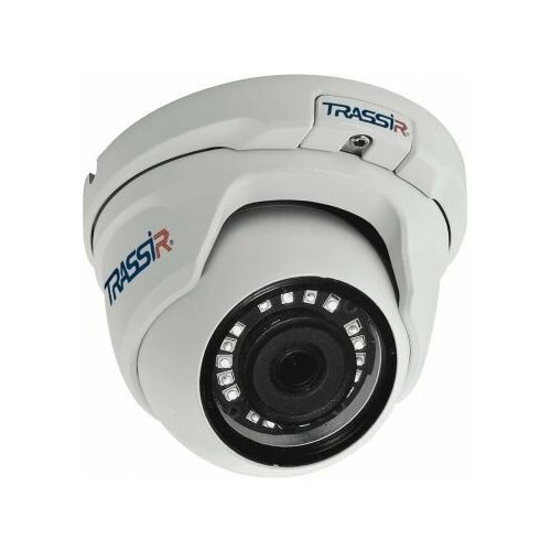 IP-Камера TRASSIR 2.8-2.8мм цв. корп: белый камера видеонаблюдения trassir tr d4s1 v2 белый 3 6мм