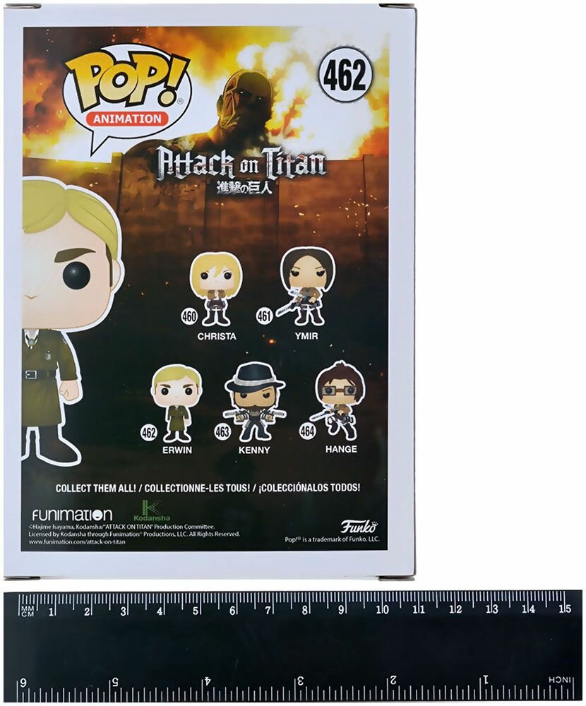 Фигурка Funko POP! Атака на титанов: Эрвин - фото №8