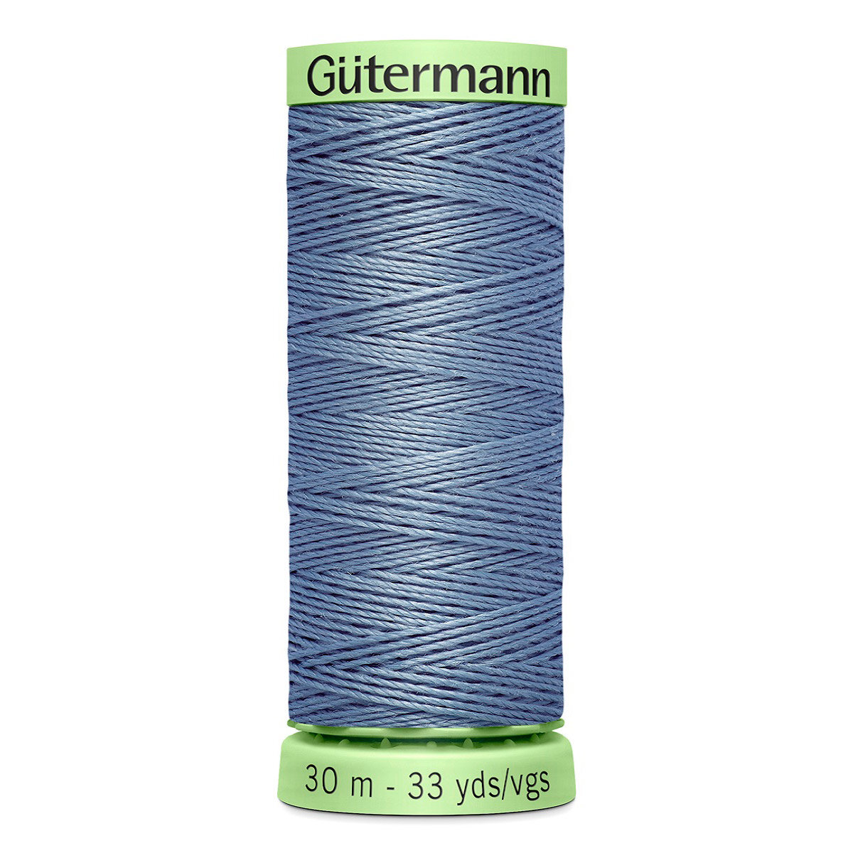 Нитки швейные Top Stitch 30/30 м для декоративной отстрочки, 100% полиэстер, Gutermann 744506 (064 серый джинсовый), 5 шт