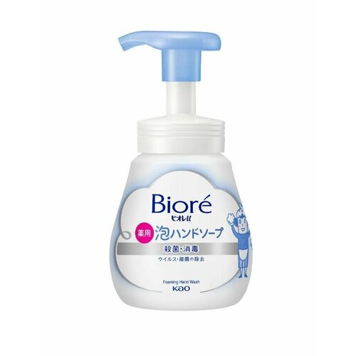 Купить KAO Biore U Антибактериальная пенка для мытья рук с ароматом свежести, бутылка с пенообразователем 240 мл