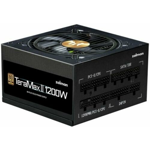 Блок питания ATX Zalman ZM1200-TMX2 1200W APFC 120mm Fan 80 Gold Gen5 Full Modular Retail 2075900₽