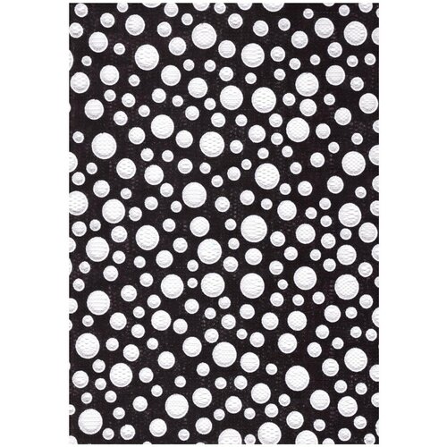 Кружевное полотно Горошек, 110 гр/м², 145*1, черное