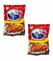 Китайская капуста Кимчи WANLU, 2 упаковки по 500 г.