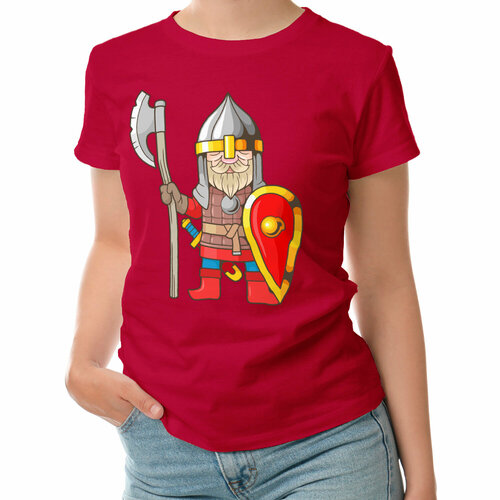 фото Футболка roly, размер l, красный