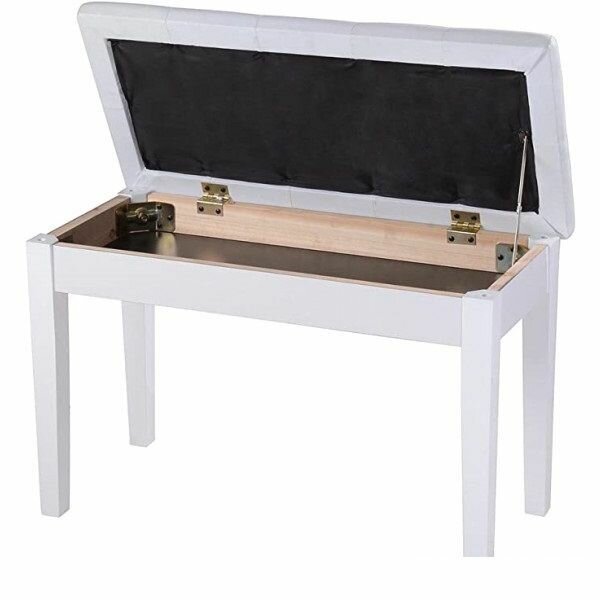 Банкетка для пианино Smiger S90 WHITE — фото 1