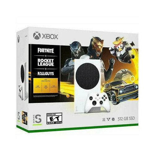 Игровая приставка Microsoft Xbox Series S 512 ГБ SSD Fortnite Rocket League Fallguys 3599000₽