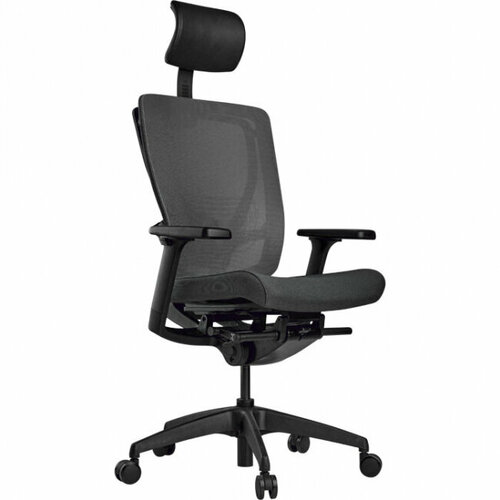 Кресло спинка сетка SCHAIRS AEON-М01В сетка / ткань, Цвет: серый