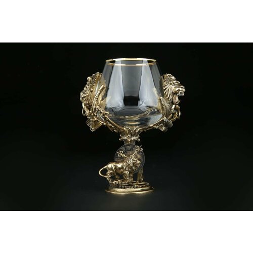 Подарки по Знакам Зодиака Art Master Бокал для коньяка «Гороскоп Лев» в подарочной коробке