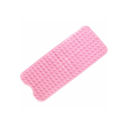 Коврик для ванной ПВХ SM-PV104/PK (40х100) цвет розовый