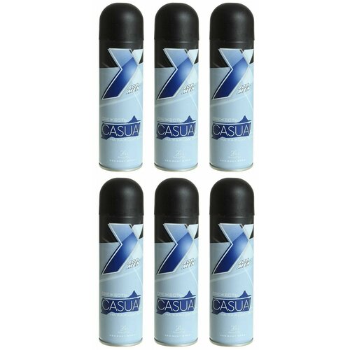 X Style Дезодорант-антиперспирант мужской Casual, защита от пота и запаха, спрей, 145 мл , 6 шт