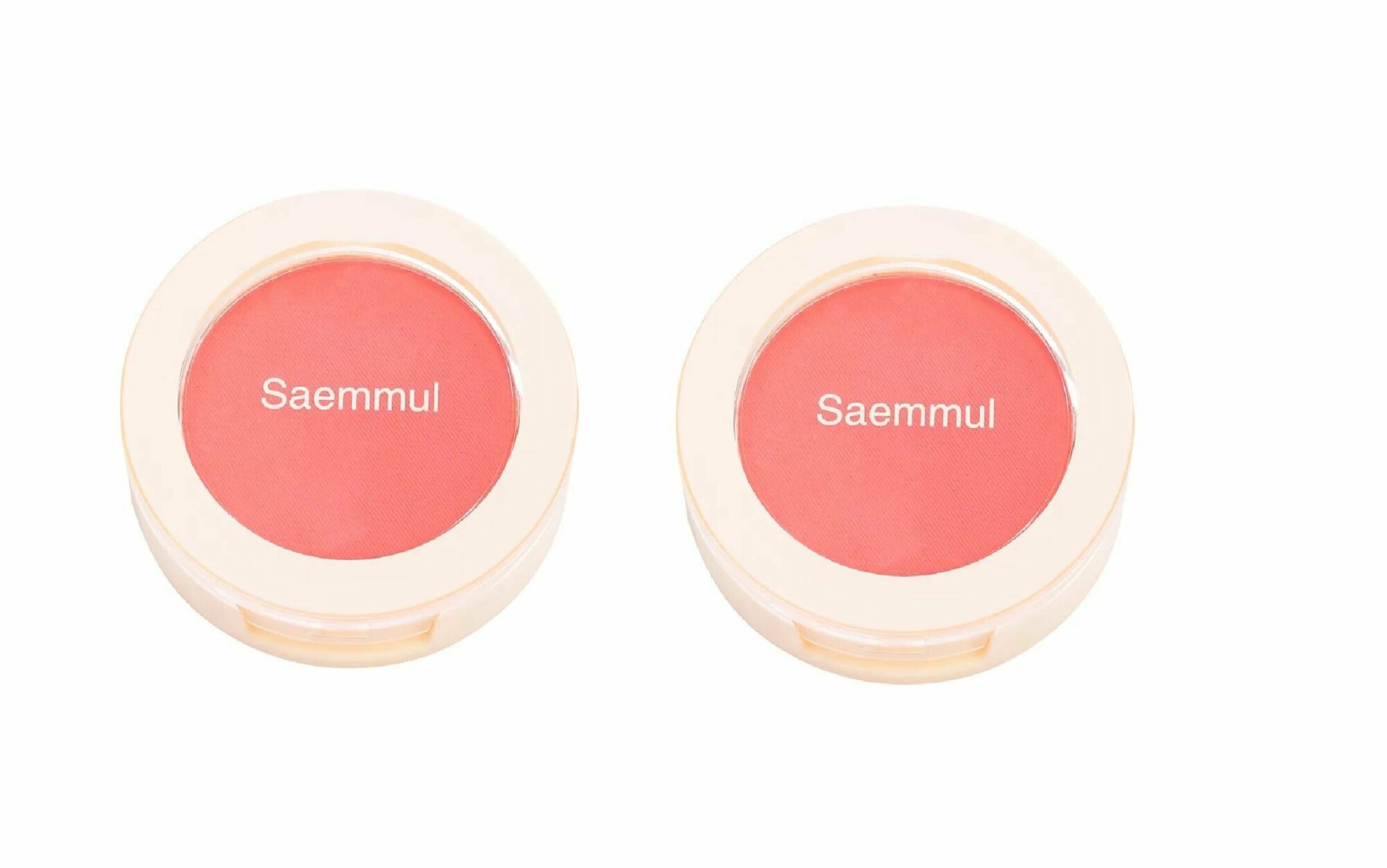 The Saem Румяна компактные Saemmul Single Blusher PK01 Bubblegum pink, 5 гр, 2 шт