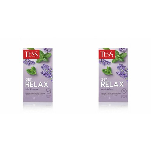 Tess Чай в пакетиках Get Relax с добавками, 20 шт, 2 уп