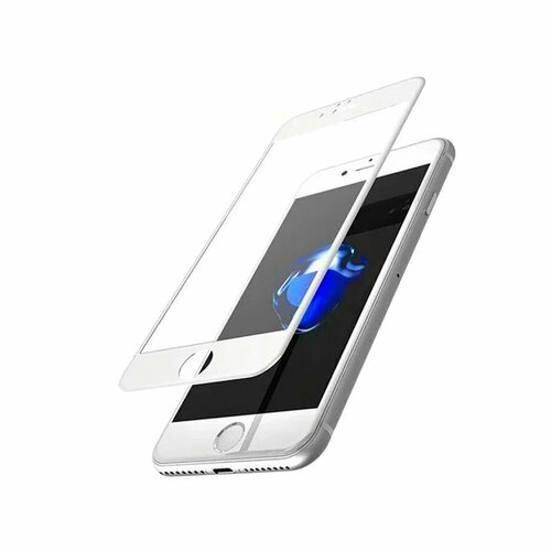 Защитное стекло тех пак для iPhone 7+/8+ белый 3D TG_4860 защитное 3d стекло для apple iphone 7 plus 8 plus изогнутое клеится на весь экран с белой рамкой