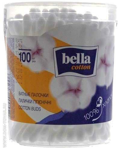 Ватные палочки Bella Cotton в коробочке, 100 шт. - фото №2