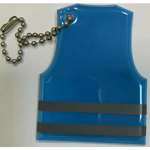 Светоотражатель , 1 шт., голубой