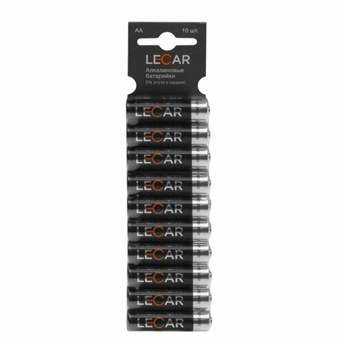 Алкалиновые батарейки LECAR АA блистер 10шт