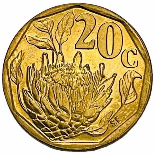 Южная Африка (ЮАР) 20 центов 1994 г. гонконг 20 центов 1994 г